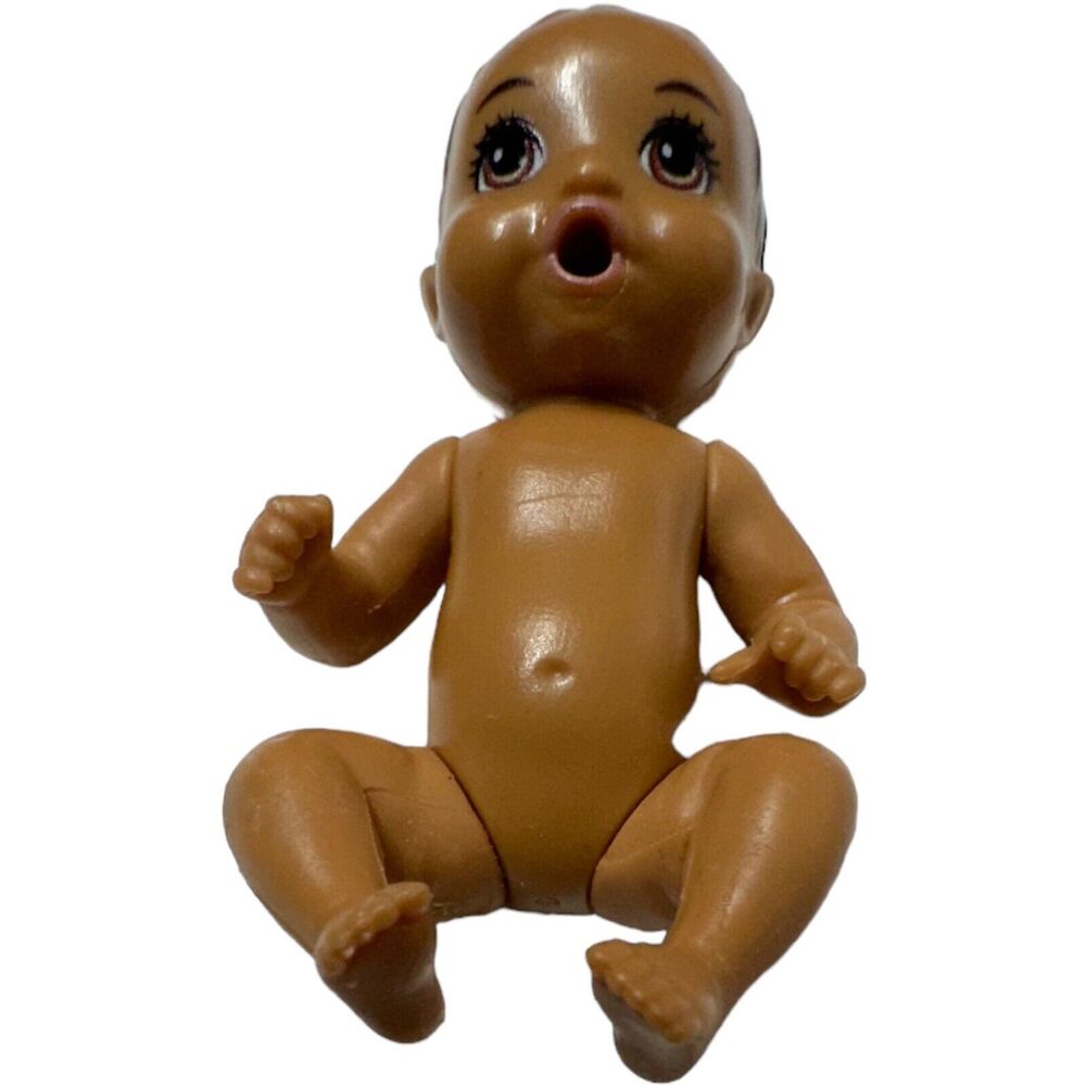 Barbie I Can Be Babysitter Baby Boy Doll Open Mouth Hispanic Drinks Wets